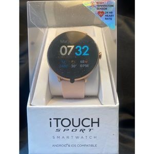 iTouch Smart Watch Rose Gold and Blush New In Box Apple and Android Compatible